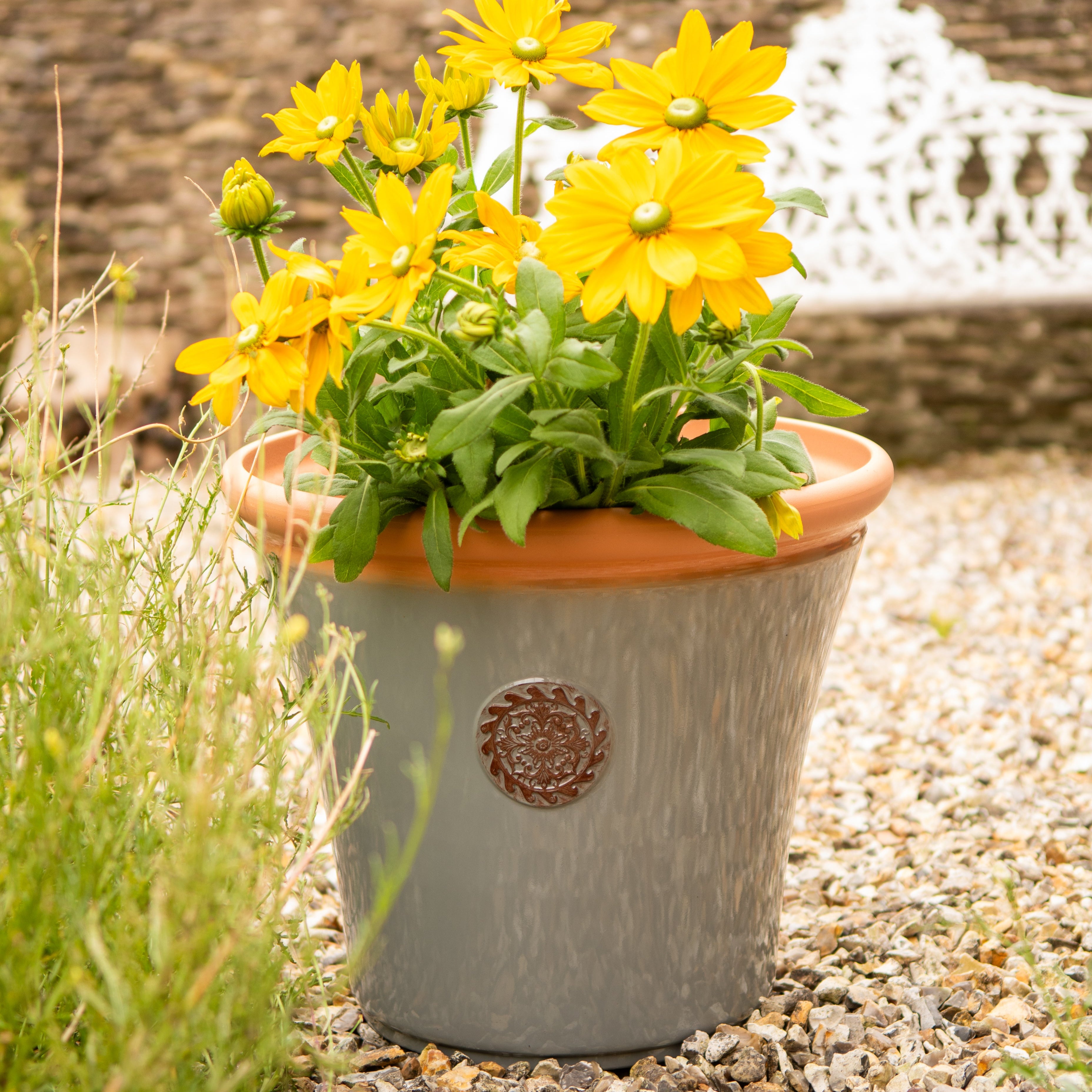 Chatsworth Pot - Grey (Available in 3 sizes)