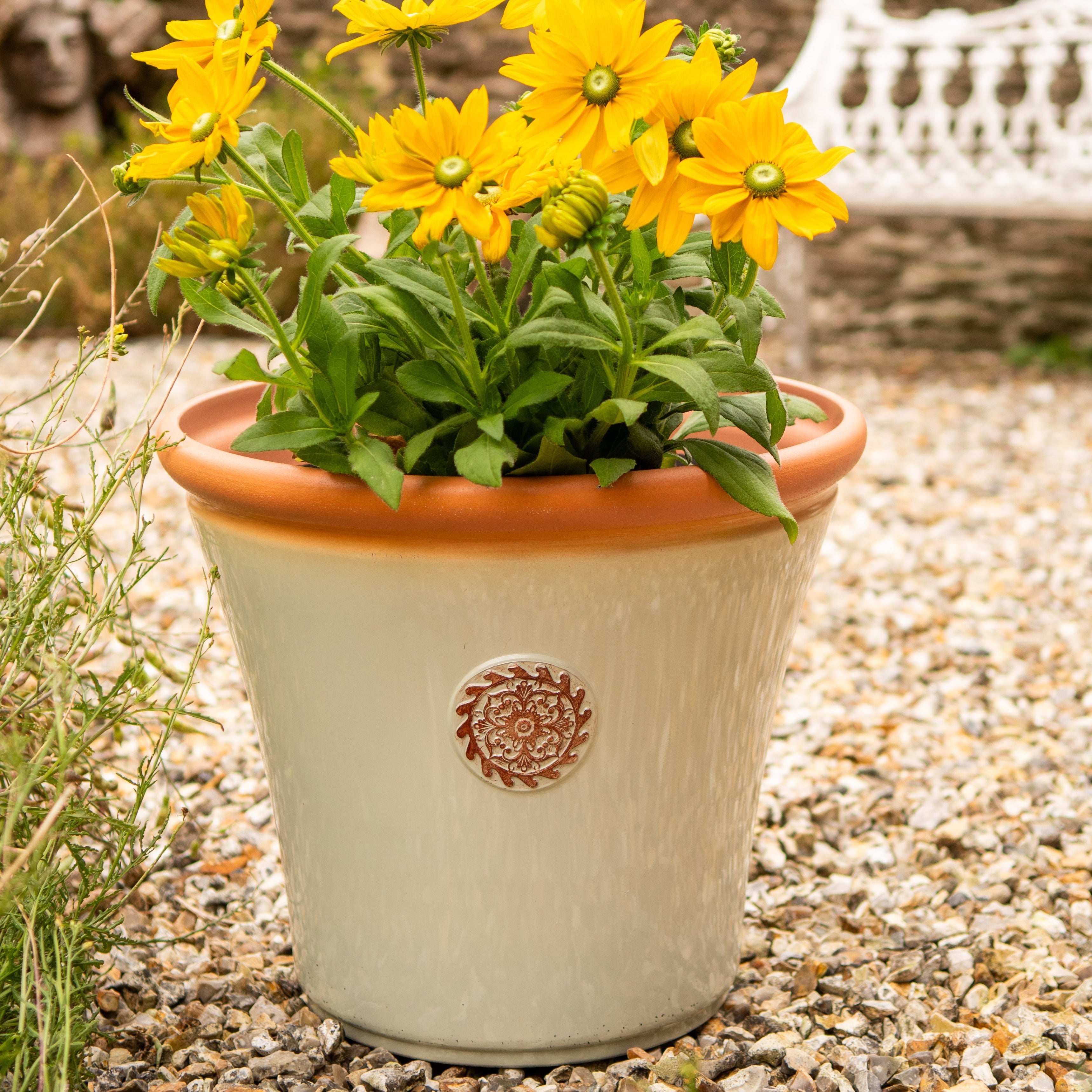 Chatsworth Pot - Off White (Available in 3 sizes)