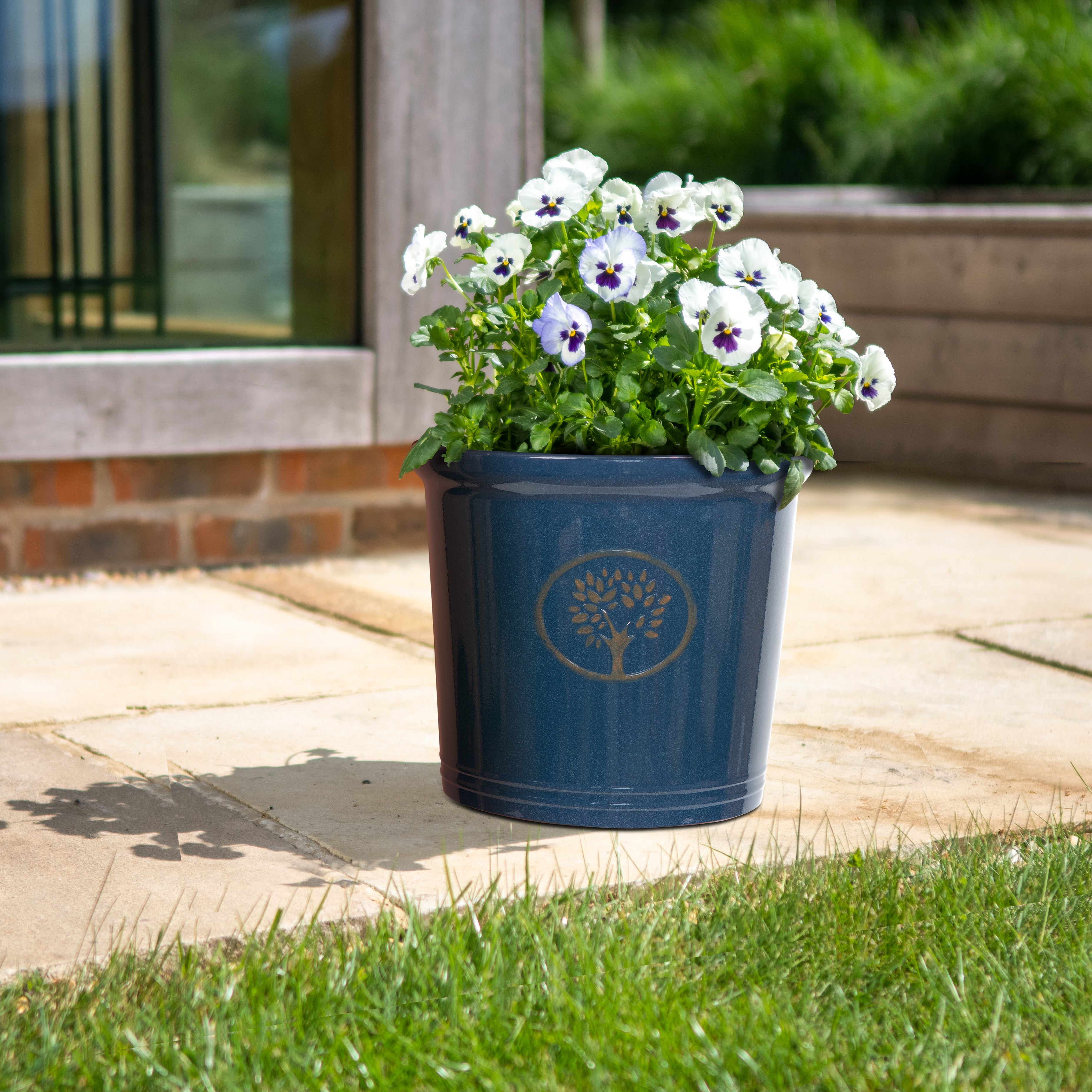 30cm Cotswold Cylinder - Blue