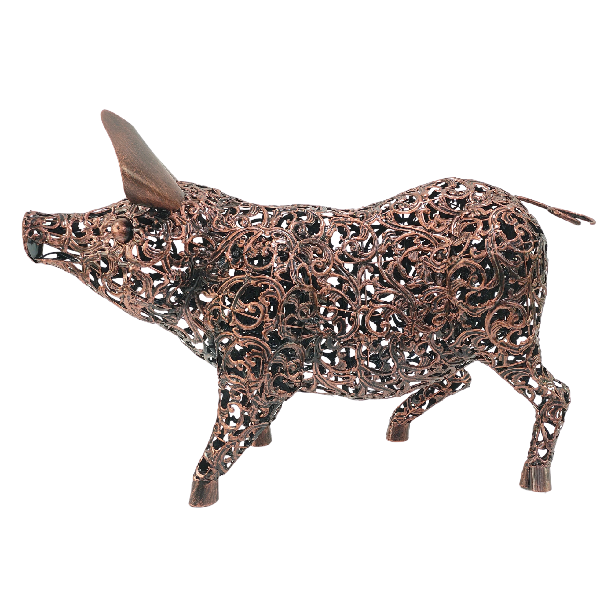 Bronze Pig Sculpture