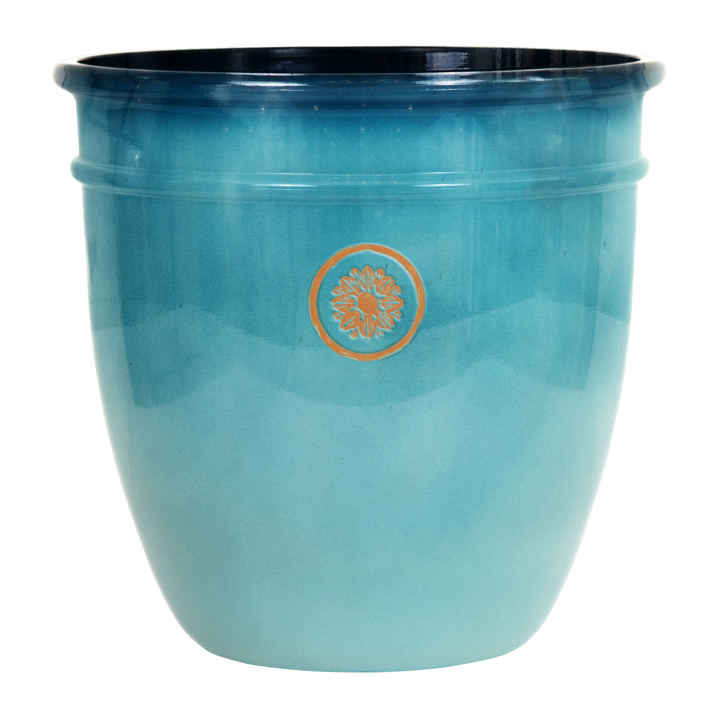 Hampton Planter - Aqua (Available in 2 sizes)