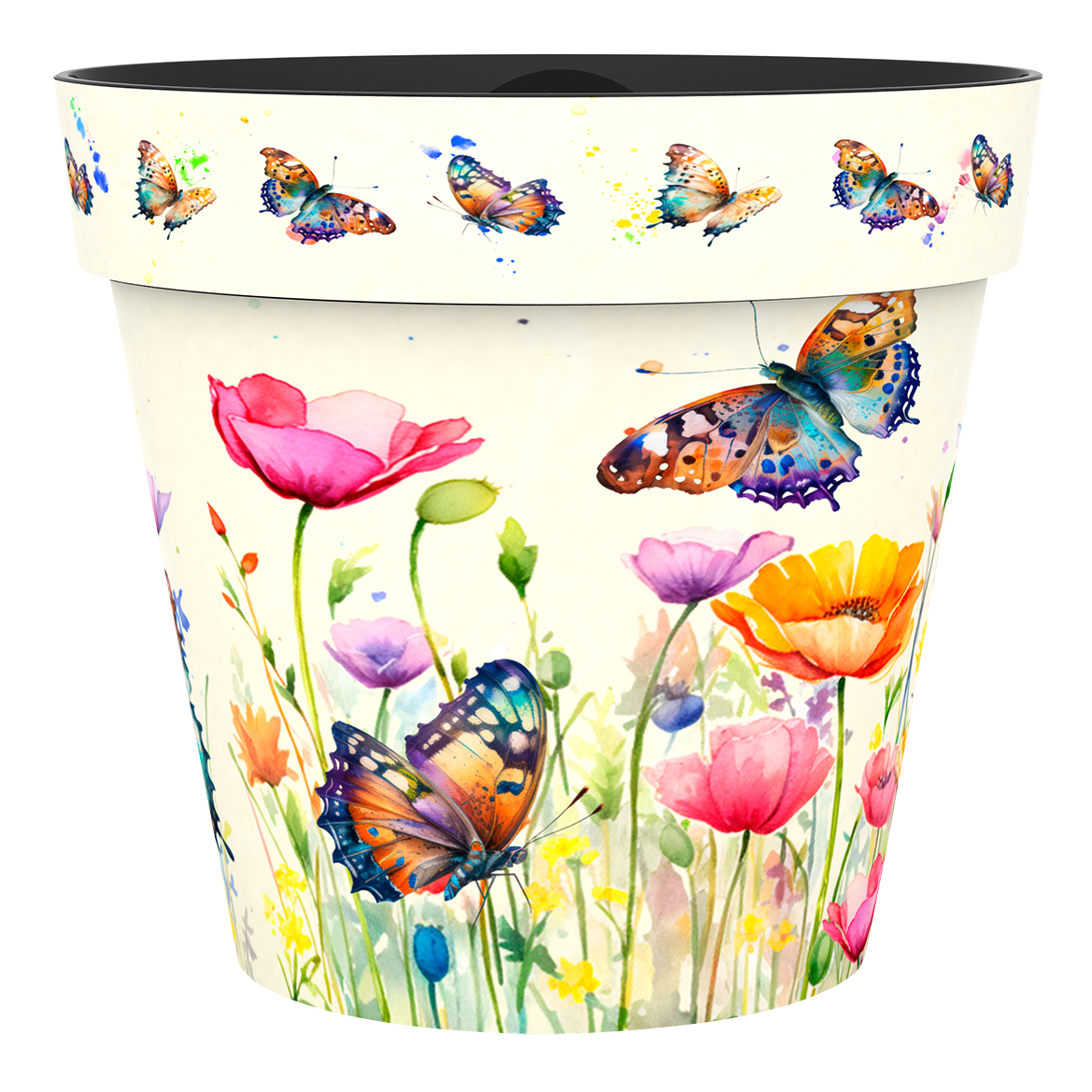 15cm Zest Pot - Butterflies