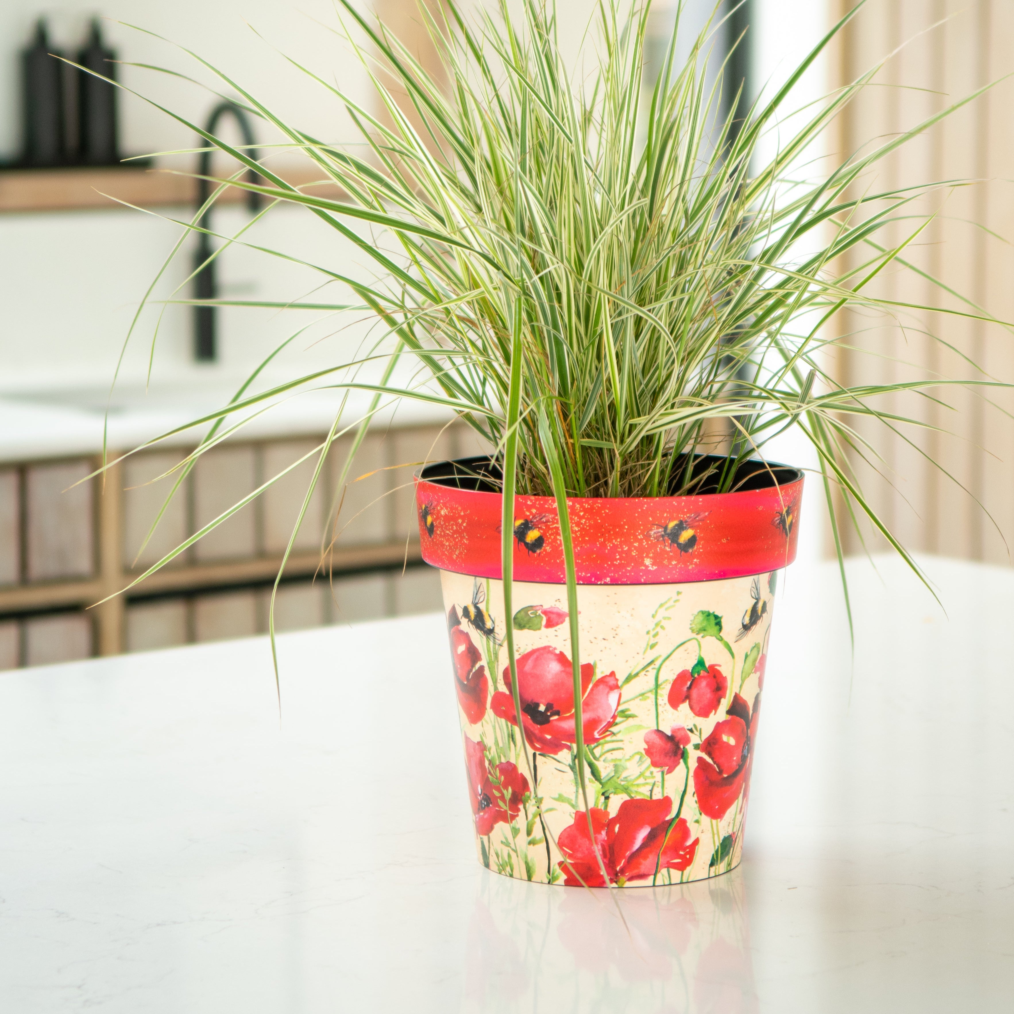 Zest Pot - Poppies & Bees (available in 4 sizes)