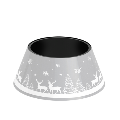 Tree Skirt - Deer Scene - Grey