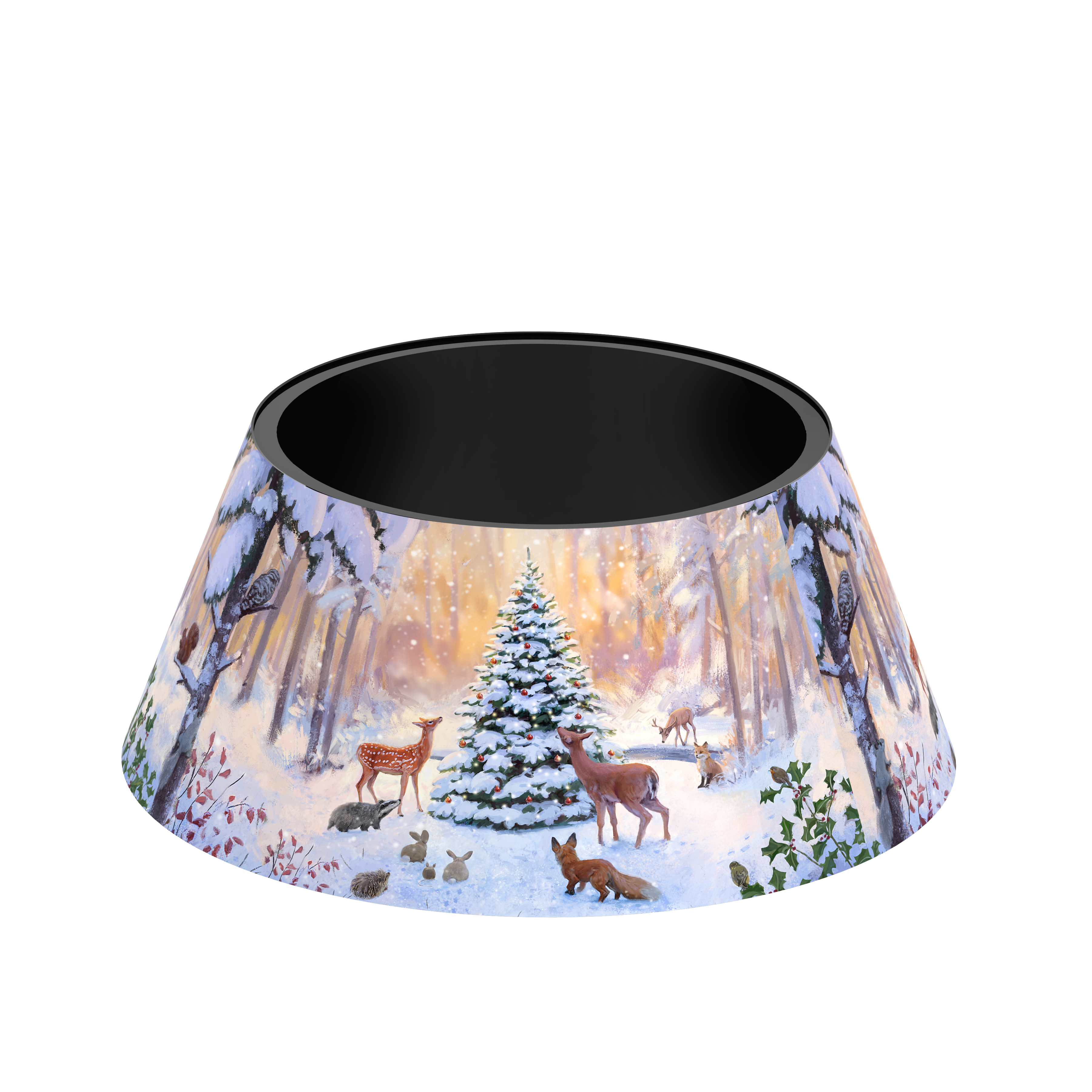 Tree Skirt - Snowy Woodland Scene
