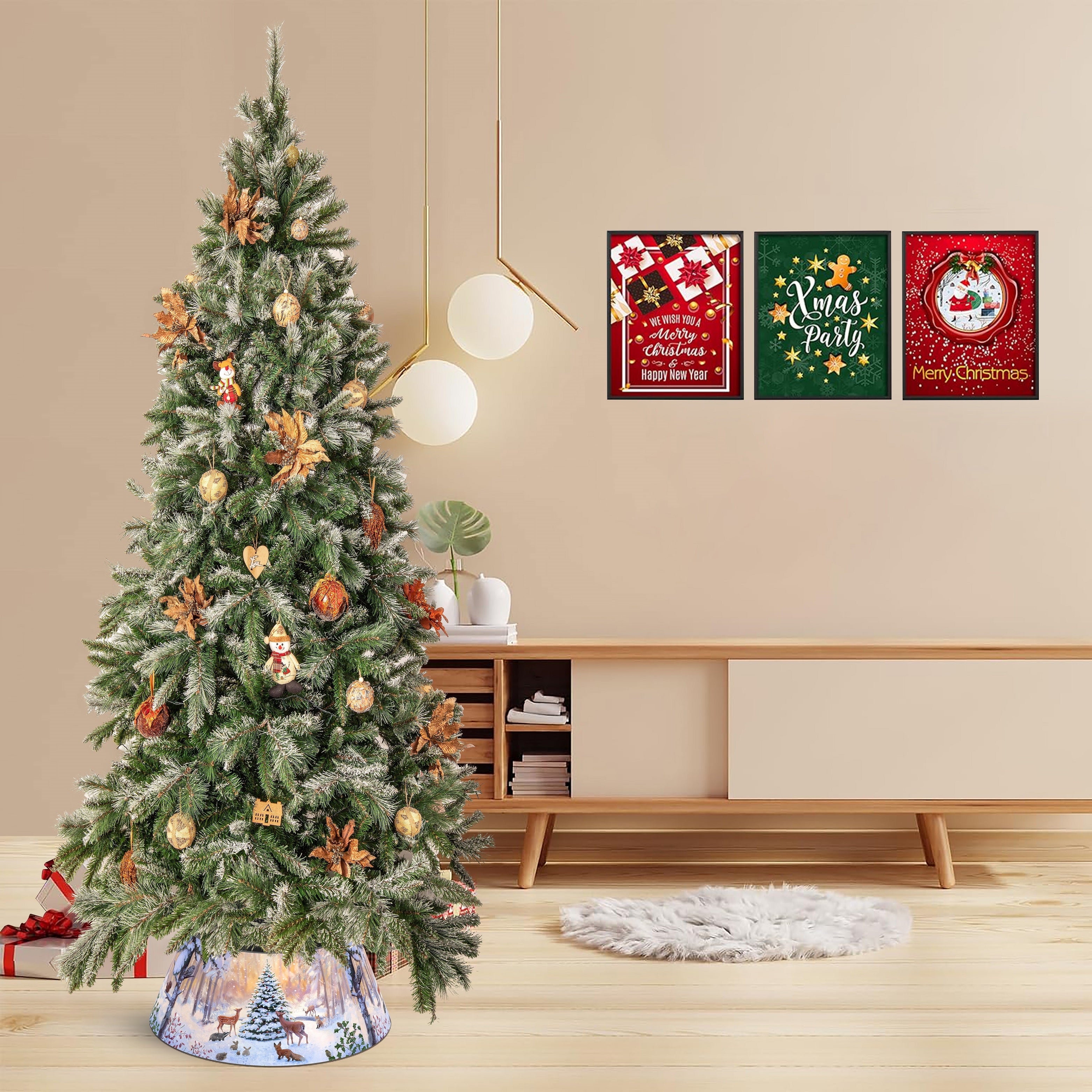 Tree Skirt - Snowy Woodland Scene