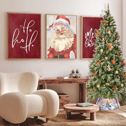 Tree Skirt - Snowy Woodland Scene
