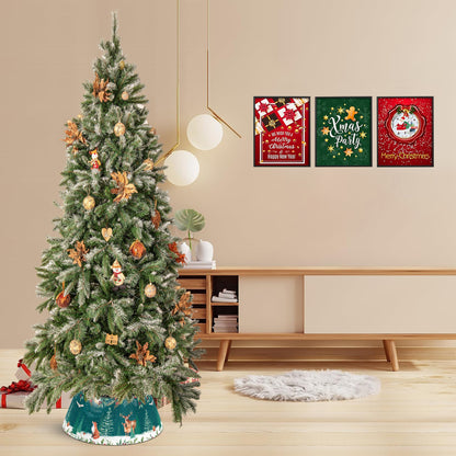 Tree Skirt - Green Woodland Scene