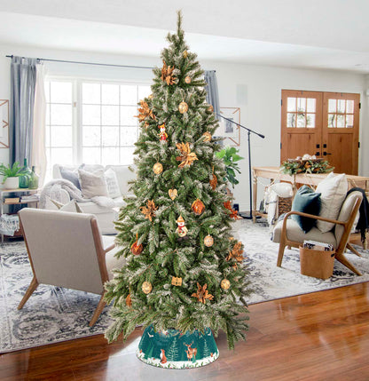 Tree Skirt - Green Woodland Scene