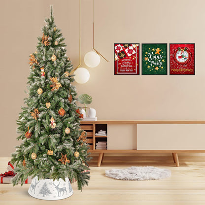 Tree Skirt - Reindeers & Trees