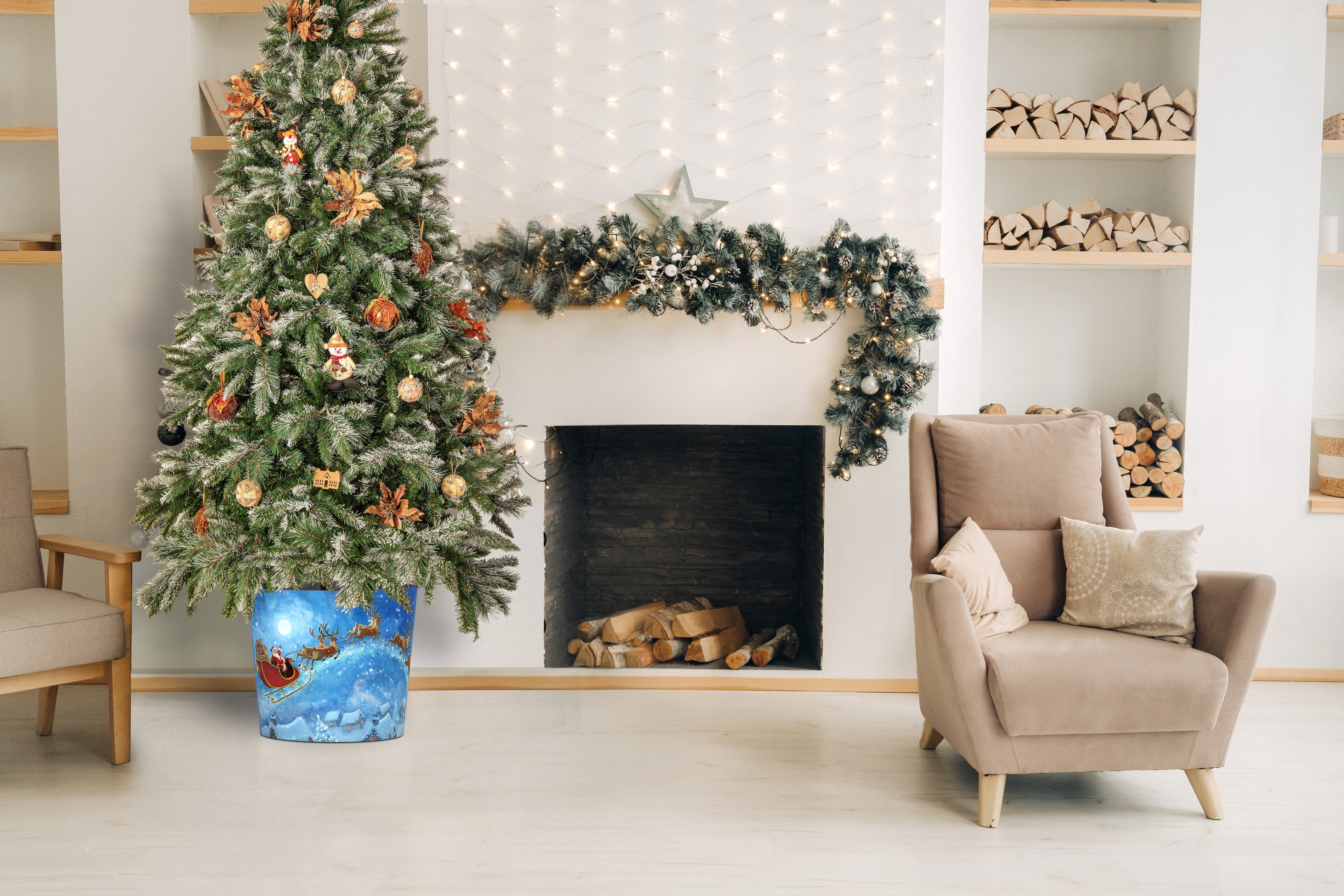 Christmas Tree Pot - Christmas Eve