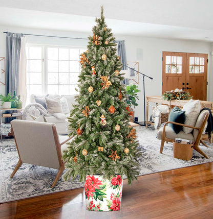 Christmas Tree Pot - Poinsettia