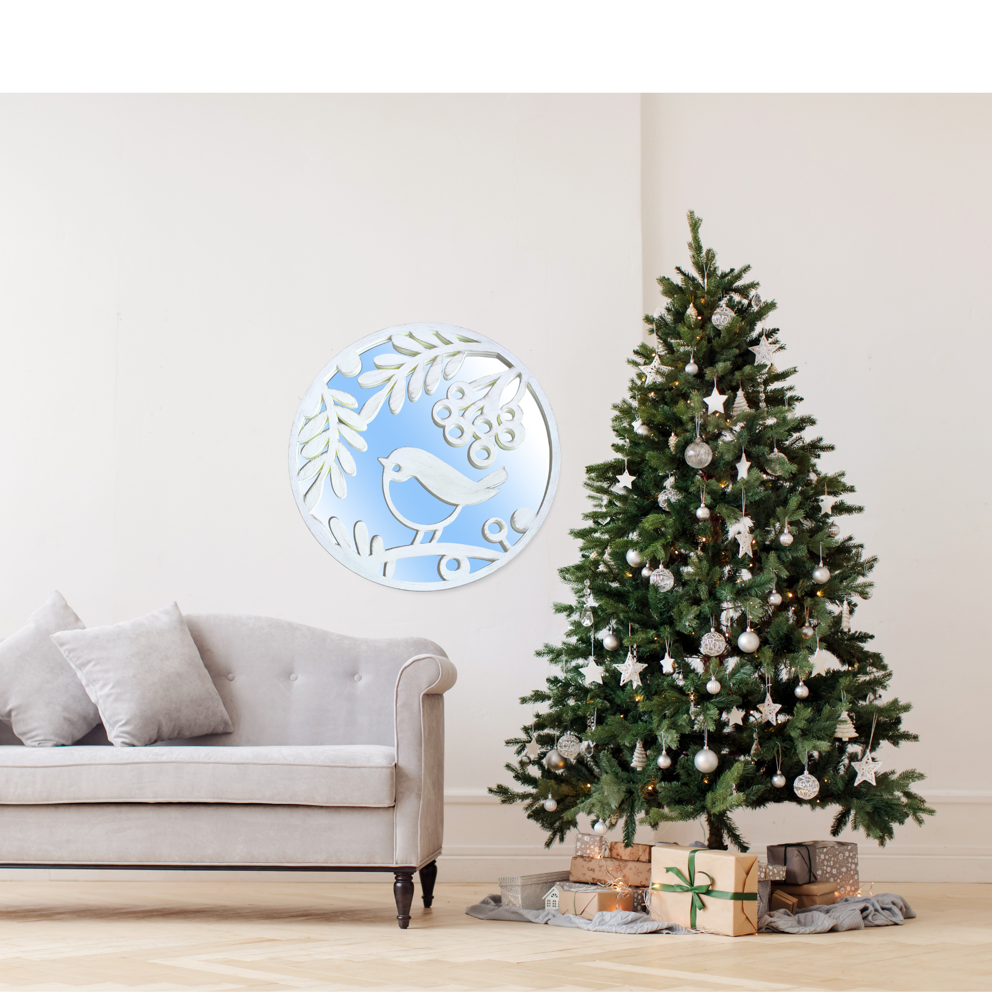 Robin Mirror - Grey