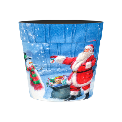 Santa & Snowman Pot Cover (two sizes available)