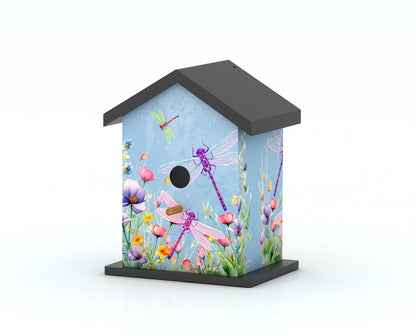 Zest Birdhouse - Dragonflies