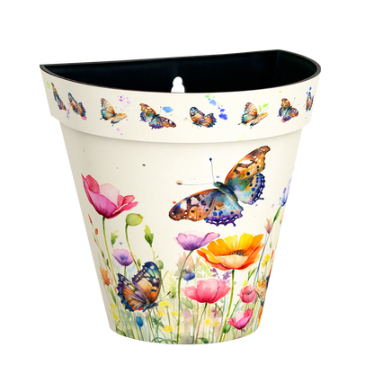 Zest Wall Pot - Butterflies