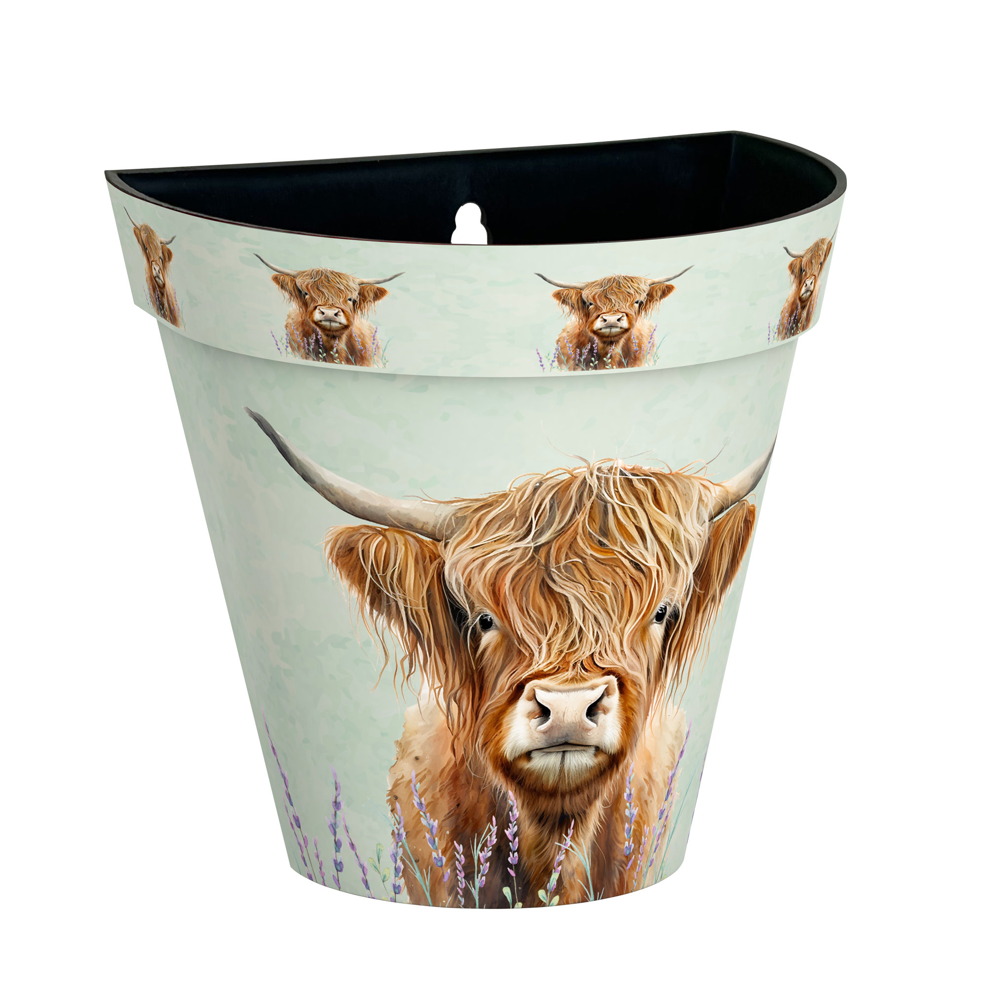 Zest Wall Pot - Highland Cow