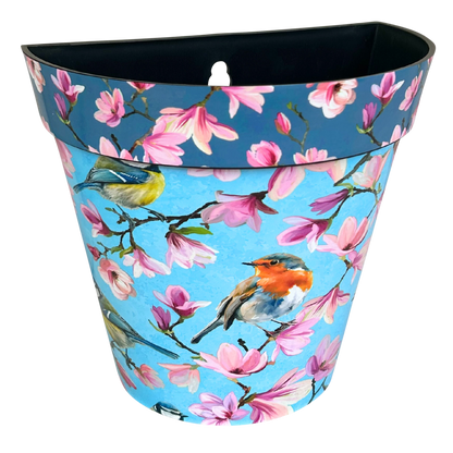 Zest Wall Pot - Watercolour Birds