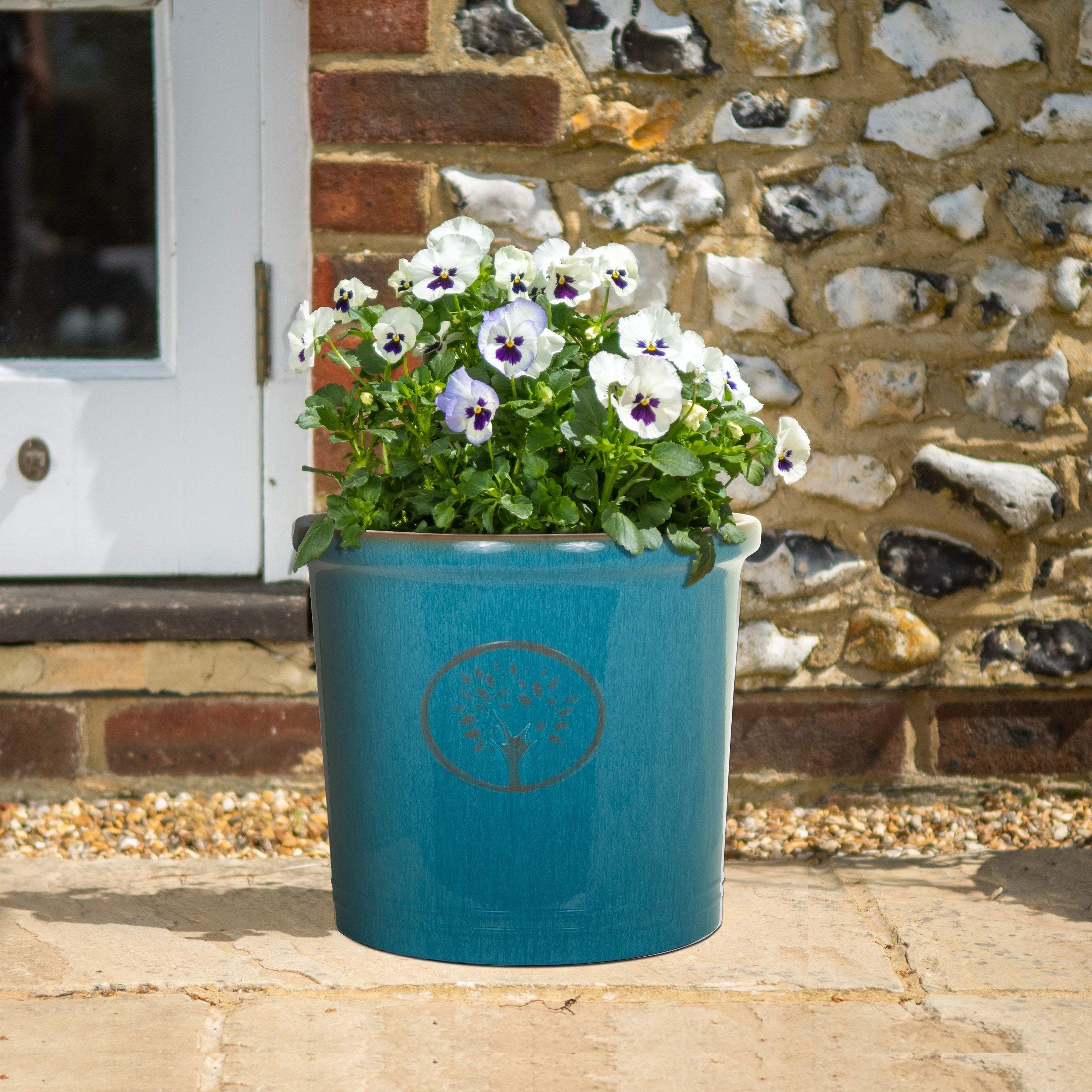 38cm Cotswold Cylinder - Aqua