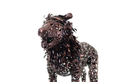 Bronze Lion Sculpture