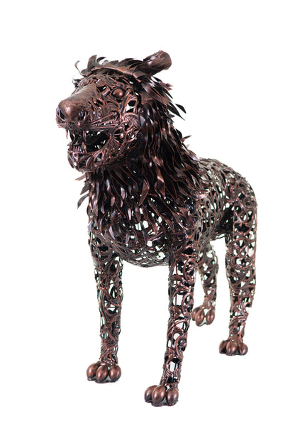 Bronze Lion Sculpture