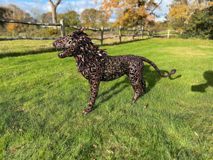 Bronze Lion Sculpture