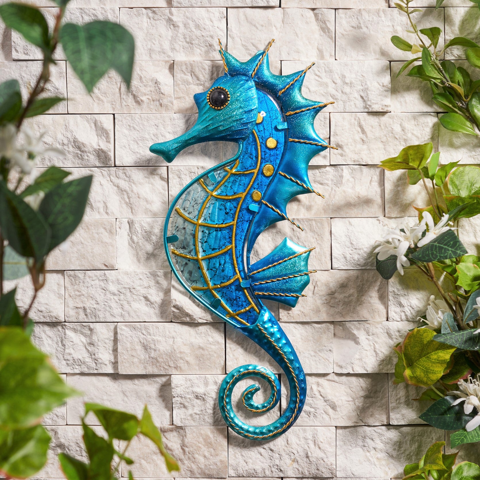 Seahorse Glass Wall Art – Creekwood Garden & Gift