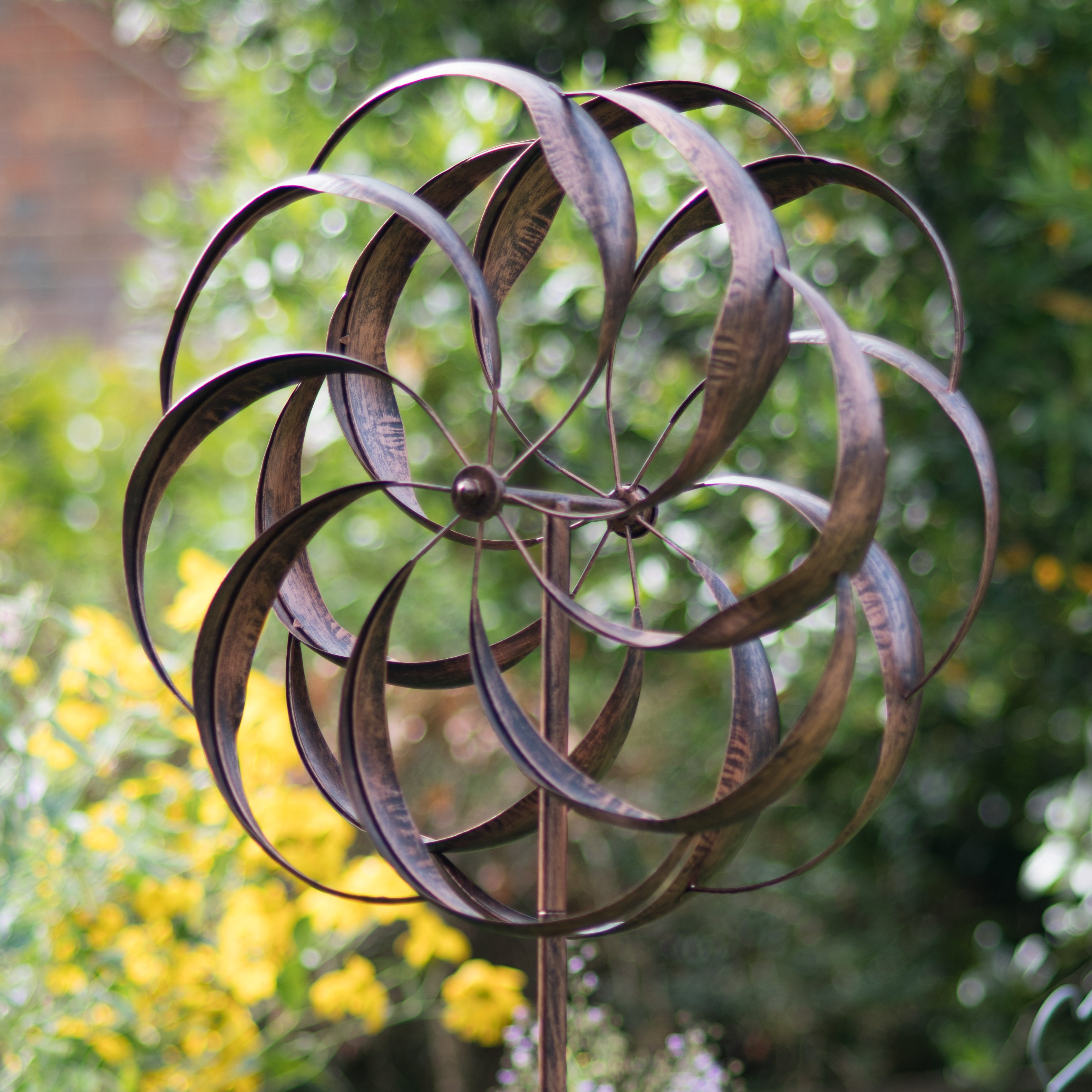 Pemberley - Brushed Copper Wind Sculpture