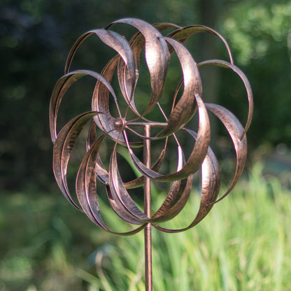 Pemberley - Brushed Copper Wind Sculpture