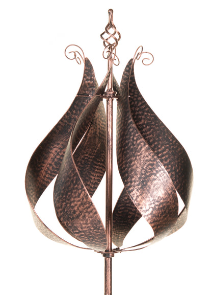 Blenheim - Brushed Copper Garden Wind Sculpture