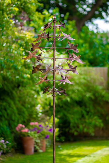 Bronze Swallows Wind Sculpture