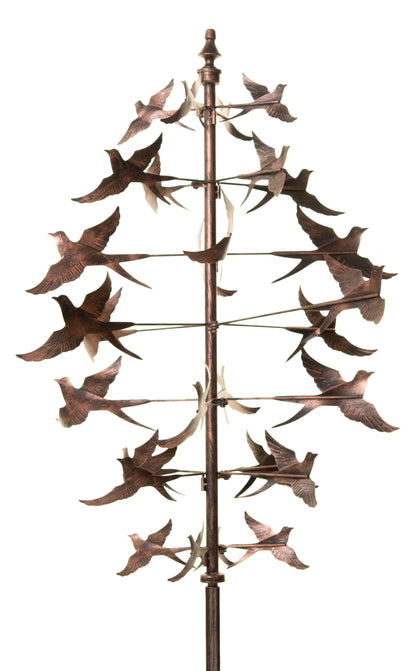 Bronze Swallows Wind Sculpture