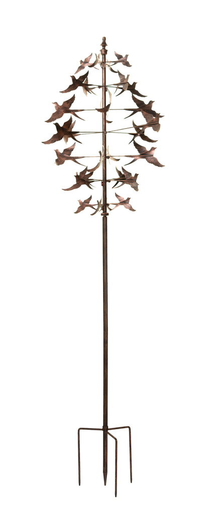 Bronze Swallows Wind Sculpture