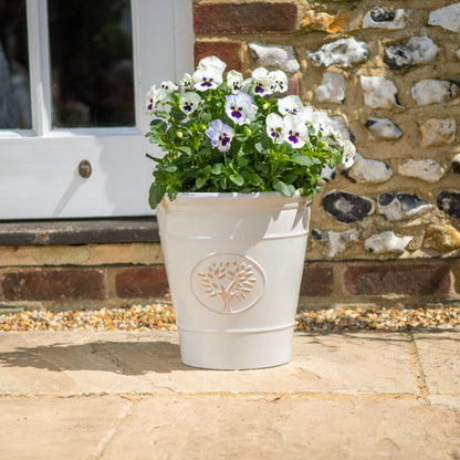 30cm Blenheim Planter - Off White