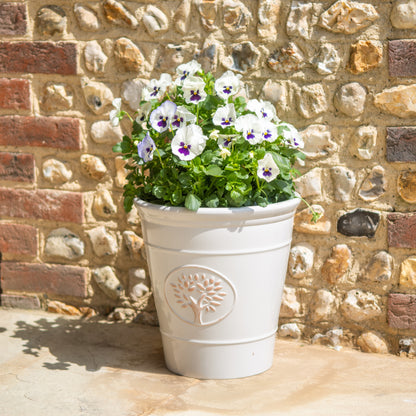 30cm Blenheim Planter - Off White