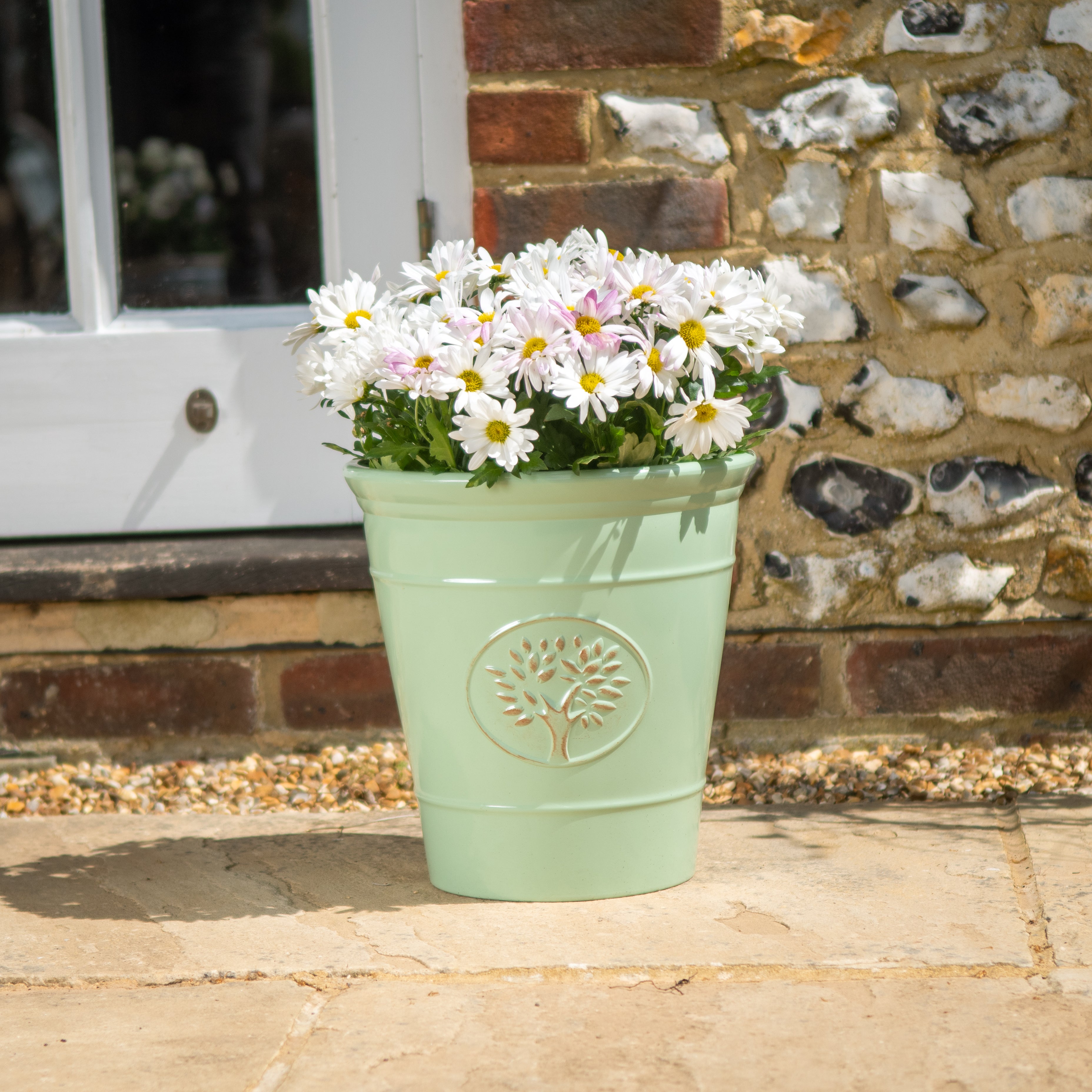 40cm Blenheim Planter - Green