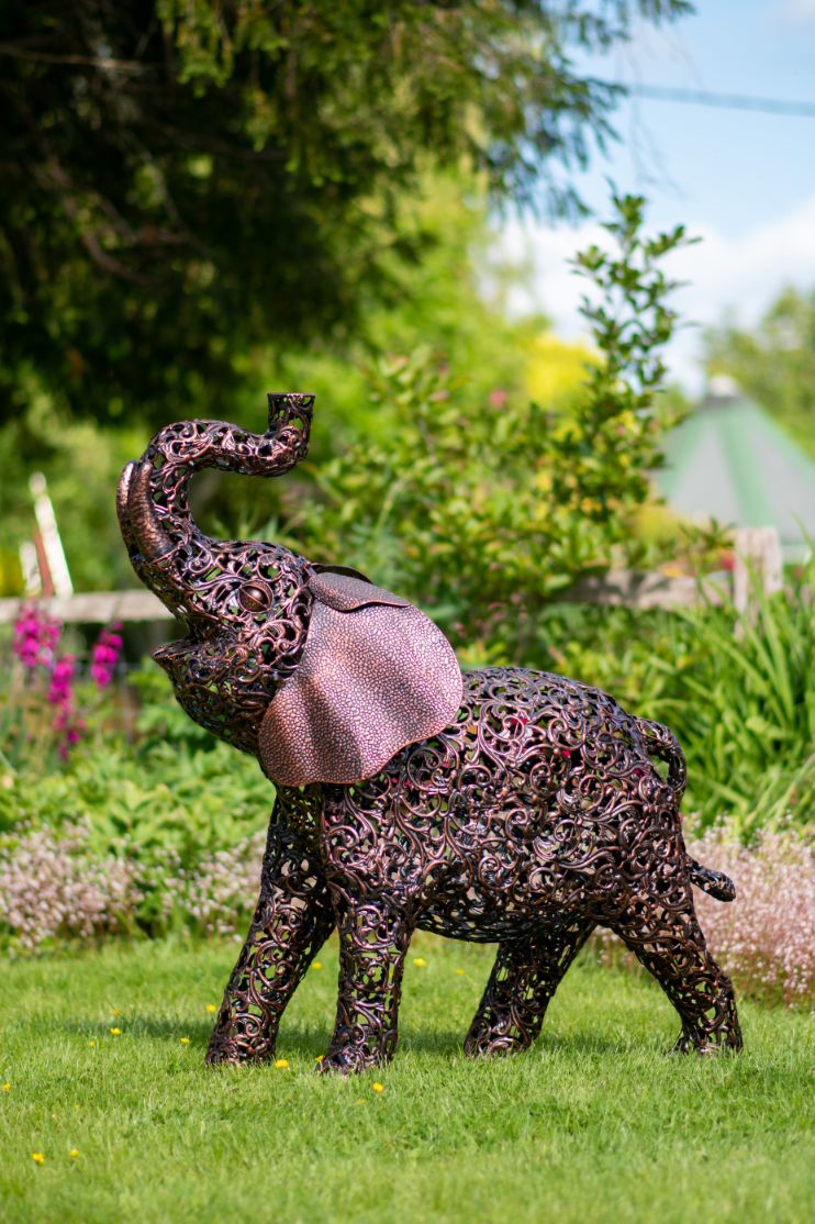 Bronze Elephant Sculpture - Large