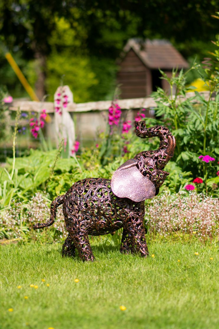 Bronze Elephant Sculpture - Small