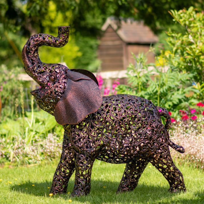 Bronze Elephant Sculpture - Large