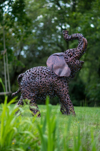 Bronze Elephant Sculpture - Large