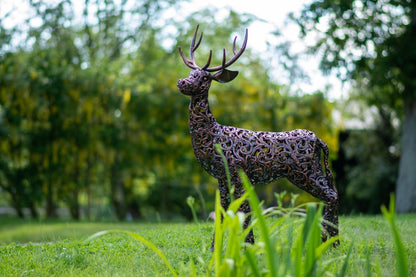 Bronze Deer Sculpture