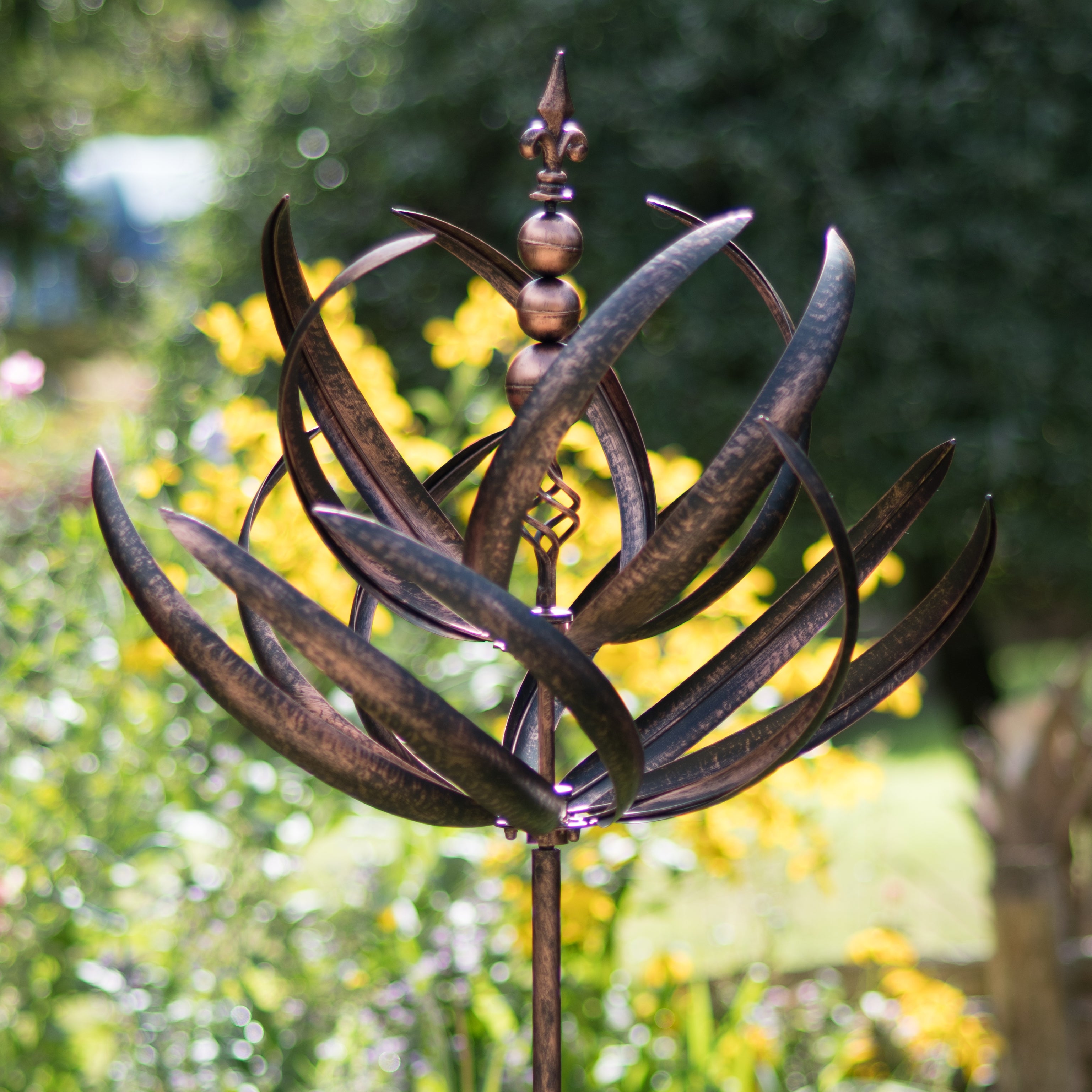 Windsor - Brushed Copper Wind Sculpture