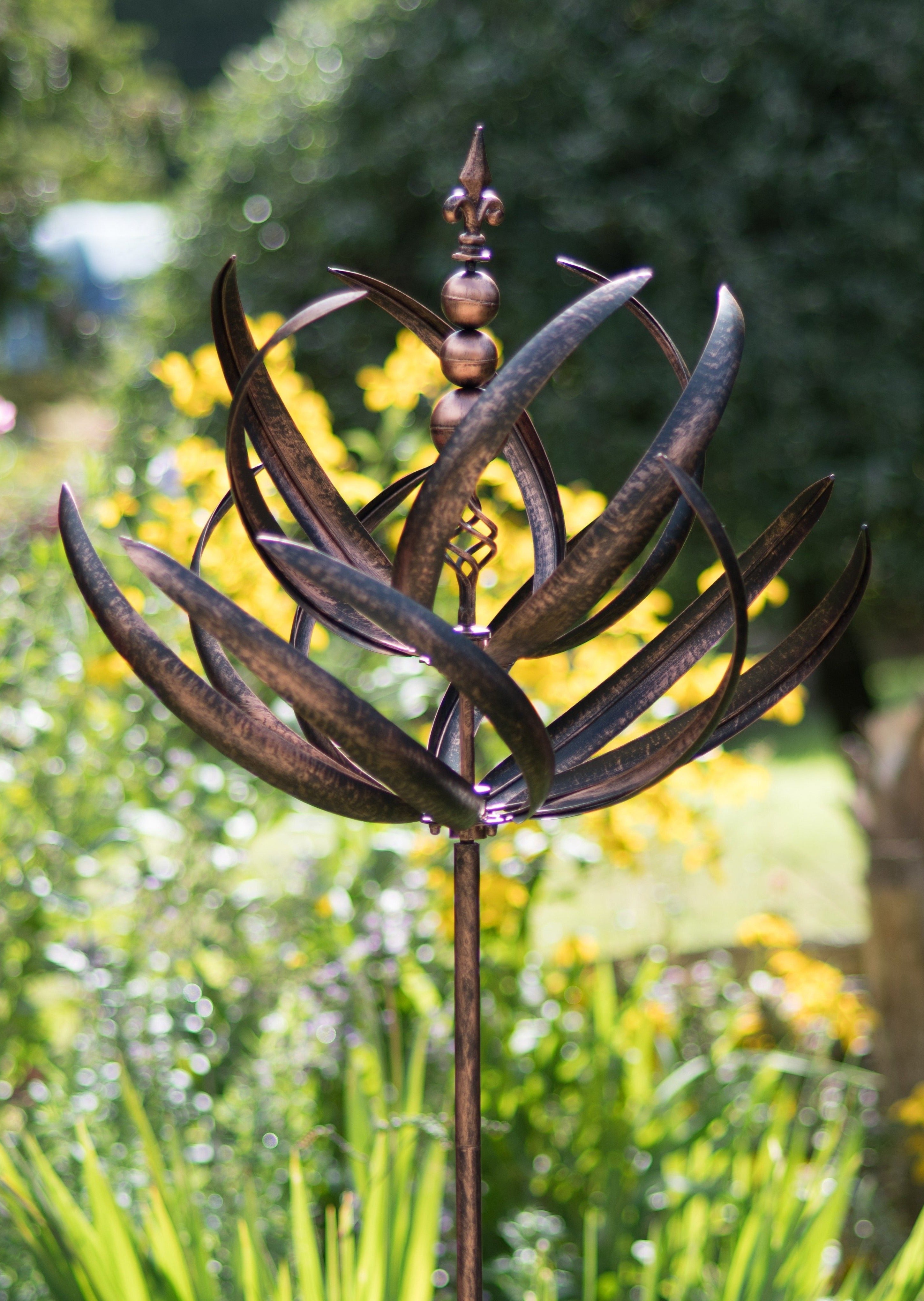 Windsor - Brushed Copper Wind Sculpture