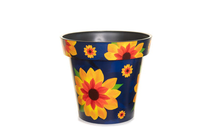 30cm Zest Outdoor Garden Pot - Sunflower